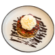 Pancakes Strawberries & Fresh Cream
