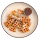 Waffle Stick with Chocolate Sauce